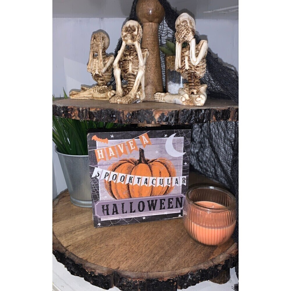 Lot of Halloween Tiered Tray Decor